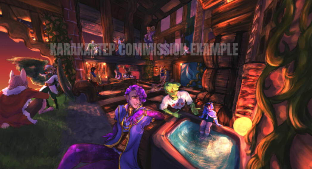 15 Character Full-body (Painted Render + Background)